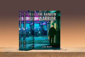 Front and back cover for my new booked titled 'The Rainbow Warrior' | Diseño de portada de libro por Wally_F