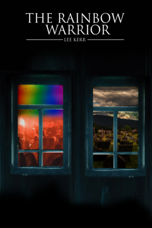 Front and back cover for my new booked titled 'The Rainbow Warrior' | Diseño de portada de libro por ajeesh.in