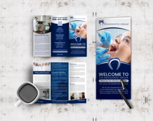 dentist office tri-fold for root canal specialist | Flyer Design by chandrayaan.creative