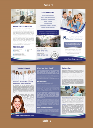 dentist office tri-fold for root canal specialist | Flyer Design by meet007