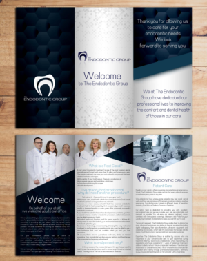 dentist office tri-fold for root canal specialist | Flyer Design by Adnan.design