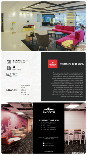Brochure Design by Kelechi Design for skootr global pvt. ltd. | Design: #21899851