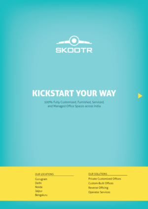 Brochure Design by Kelechi Design for skootr global pvt. ltd. | Design: #21938895