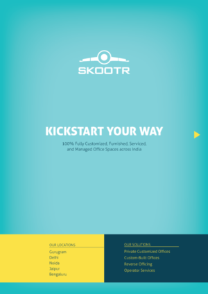 Brochure Design by Kelechi Design for skootr global pvt. ltd. | Design: #21938896
