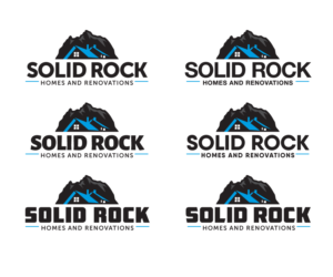 Solid Rock (main text) Homes and Renovations (smaller text) | Design de Logo par Buck Tornado