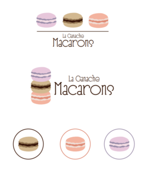 La Ganache Macarons | Logo Design by Elizaveta M