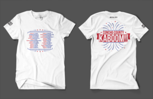 Concho County KaBoom! | T-shirt Design by Barney Stinson