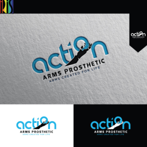 ACTION ARMS PROSTHETIC           Arms Created for life | Logo Design by Iris 3