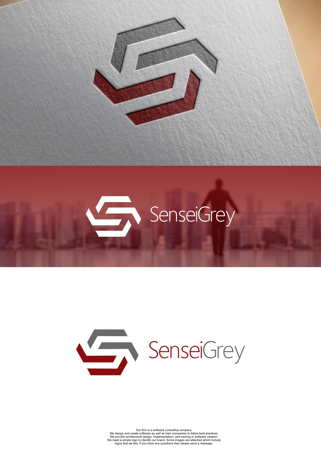 Logo Design by eudo for SenseiGrey | Design #21857499