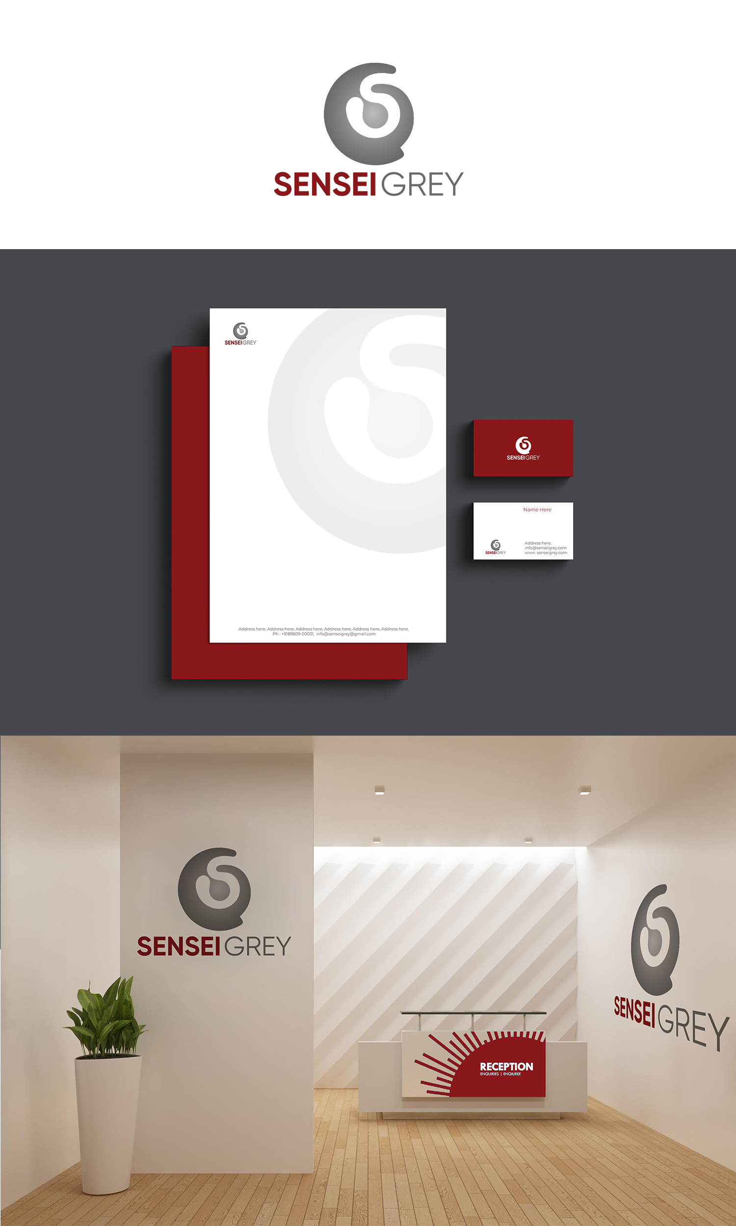 Logo Design by chetan ghodasara for SenseiGrey | Design #21883323