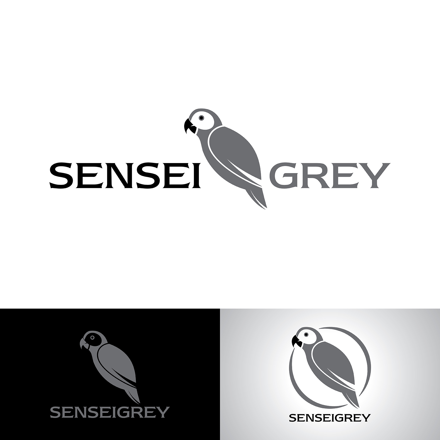 Logo Design by jinesh for SenseiGrey | Design #21846260