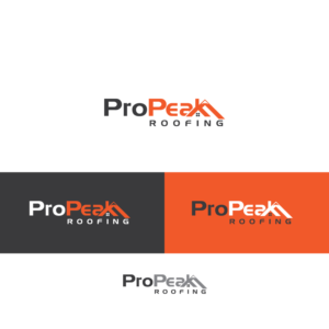 Logo Design by CreativeFlows 2 for Pro Peak Roofing | Design #21853570