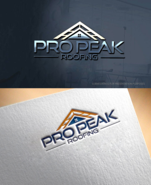 Logo Design by graphicevolution for Pro Peak Roofing | Design: #21854493