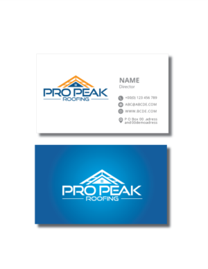 Logo Design by graphicevolution for Pro Peak Roofing | Design: #21885219