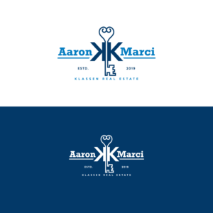 Would like to have our names “Aaron” and “Marci” in the logo with “Klassen real estate” somewhere under it. | Logo Design by Graphic Bricks