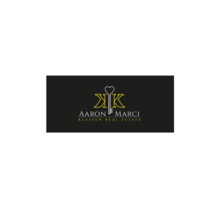 Would like to have our names “Aaron” and “Marci” in the logo with “Klassen real estate” somewhere under it. | Logo Design by Finley Johnson