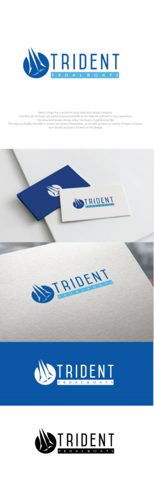 Trident Pedal Boats | Logo Design by AbhishekkM'24