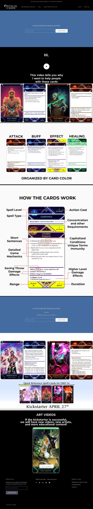 Web Design by pb for Critical Cards | Design: #23575097