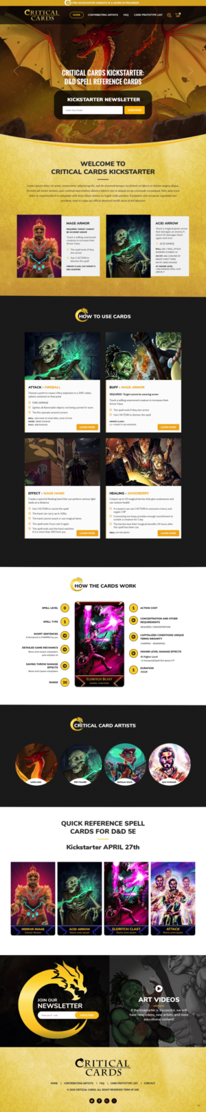 Web Design by pb for Critical Cards | Design: #23580845