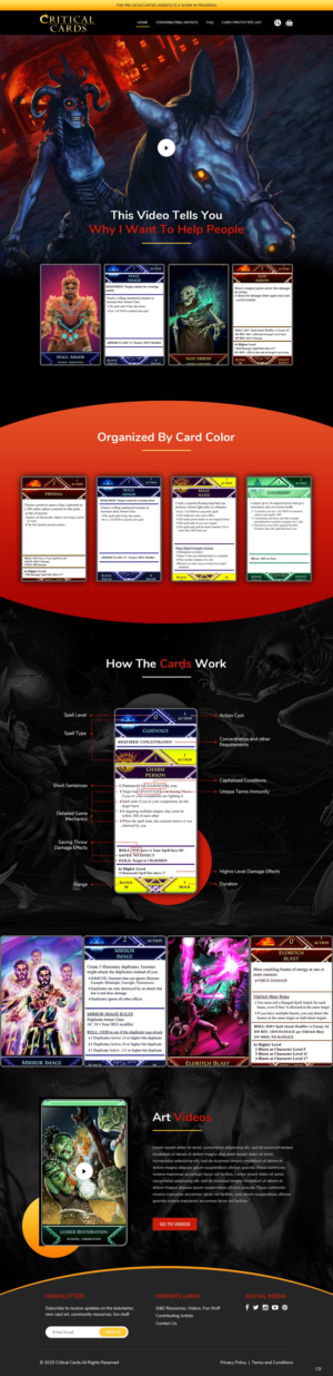 Web Design by pb for Critical Cards | Design: #23580848