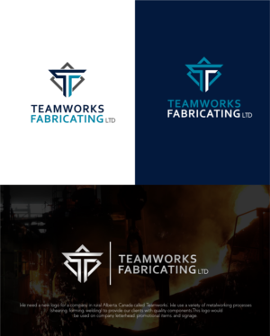 Logo Design by mike edan for Teamworks Fabricating Ltd | Design: #21887356