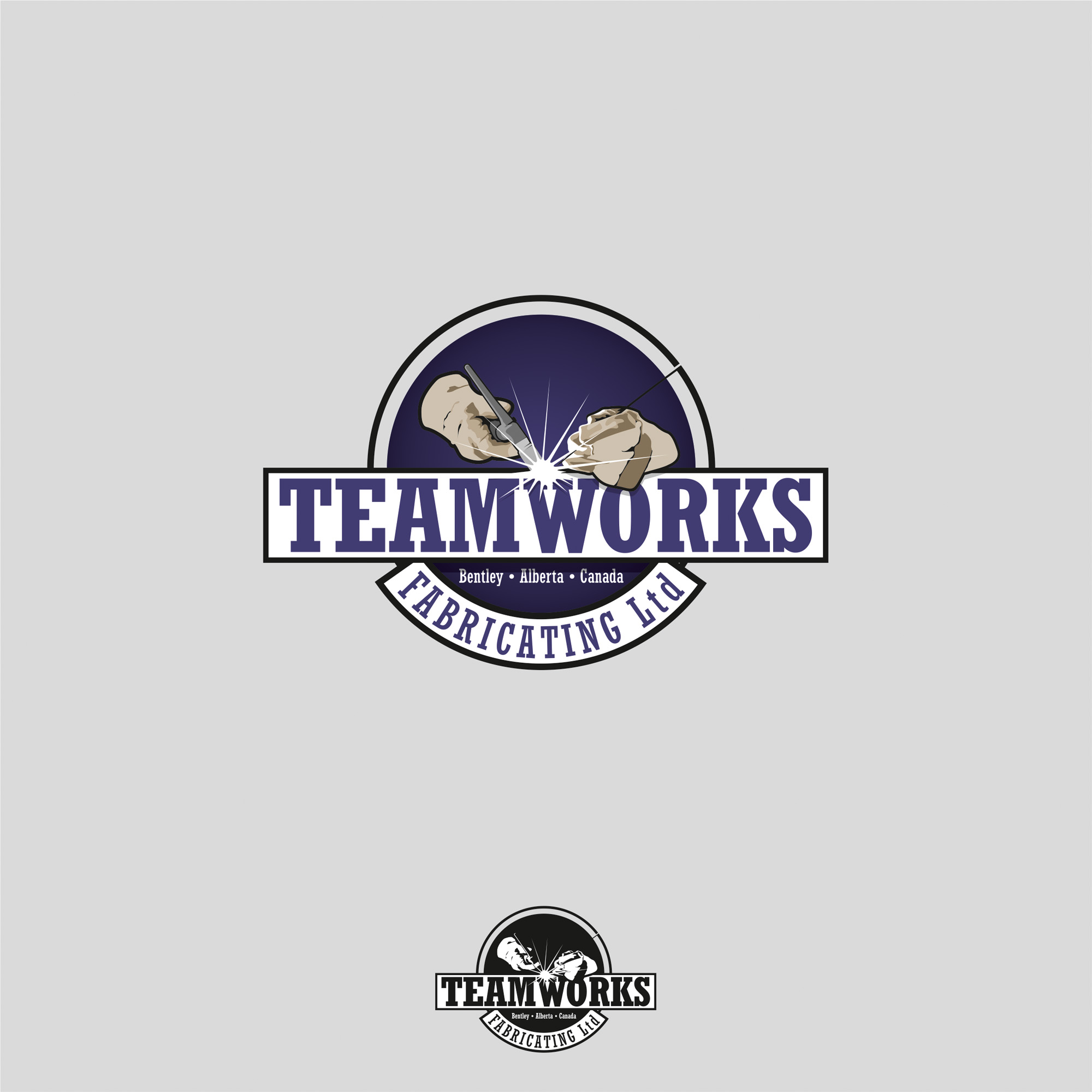 Logo Design by bognar for Teamworks Fabricating Ltd | Design #21868692