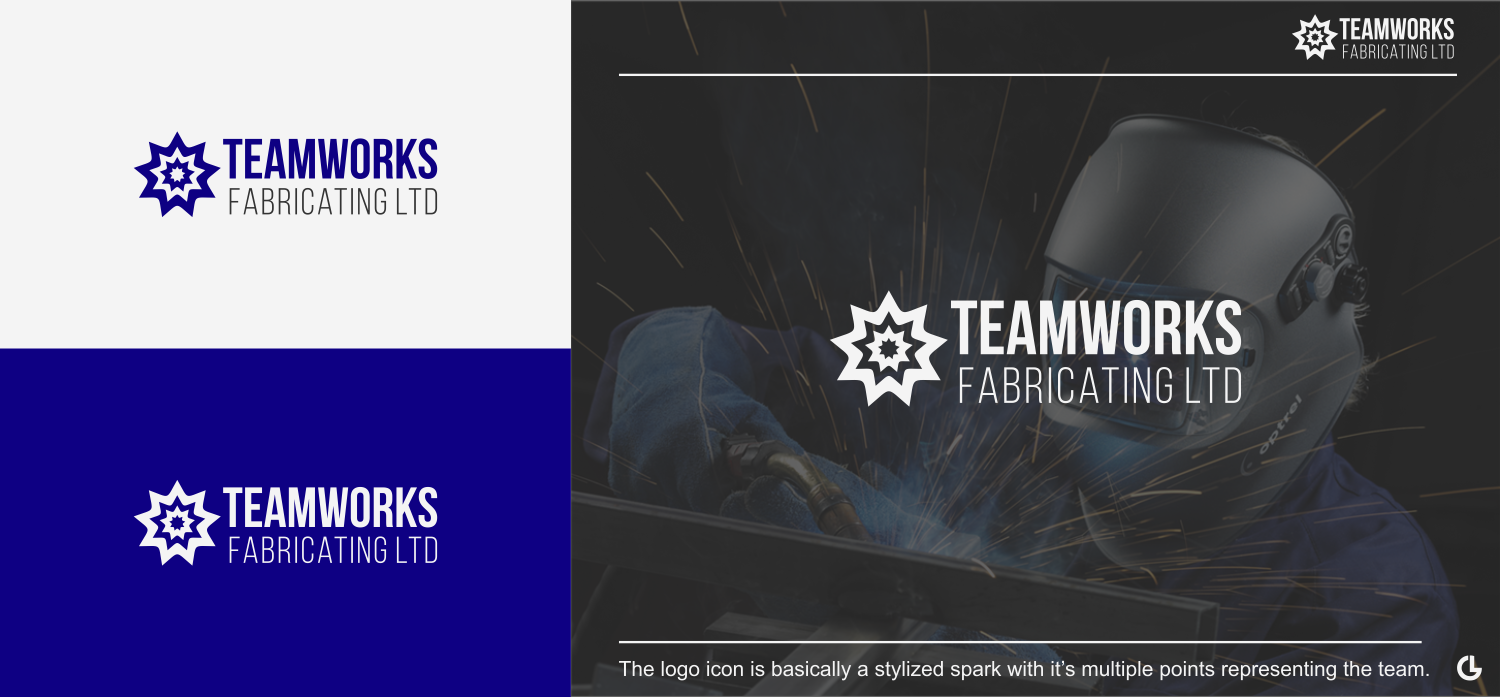 Diseño de Logo por R!CKY para Teamworks Fabricating Ltd | Diseño #21900017