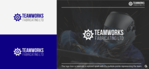 Logo Design by R!CKY for Teamworks Fabricating Ltd | Design: #21900017