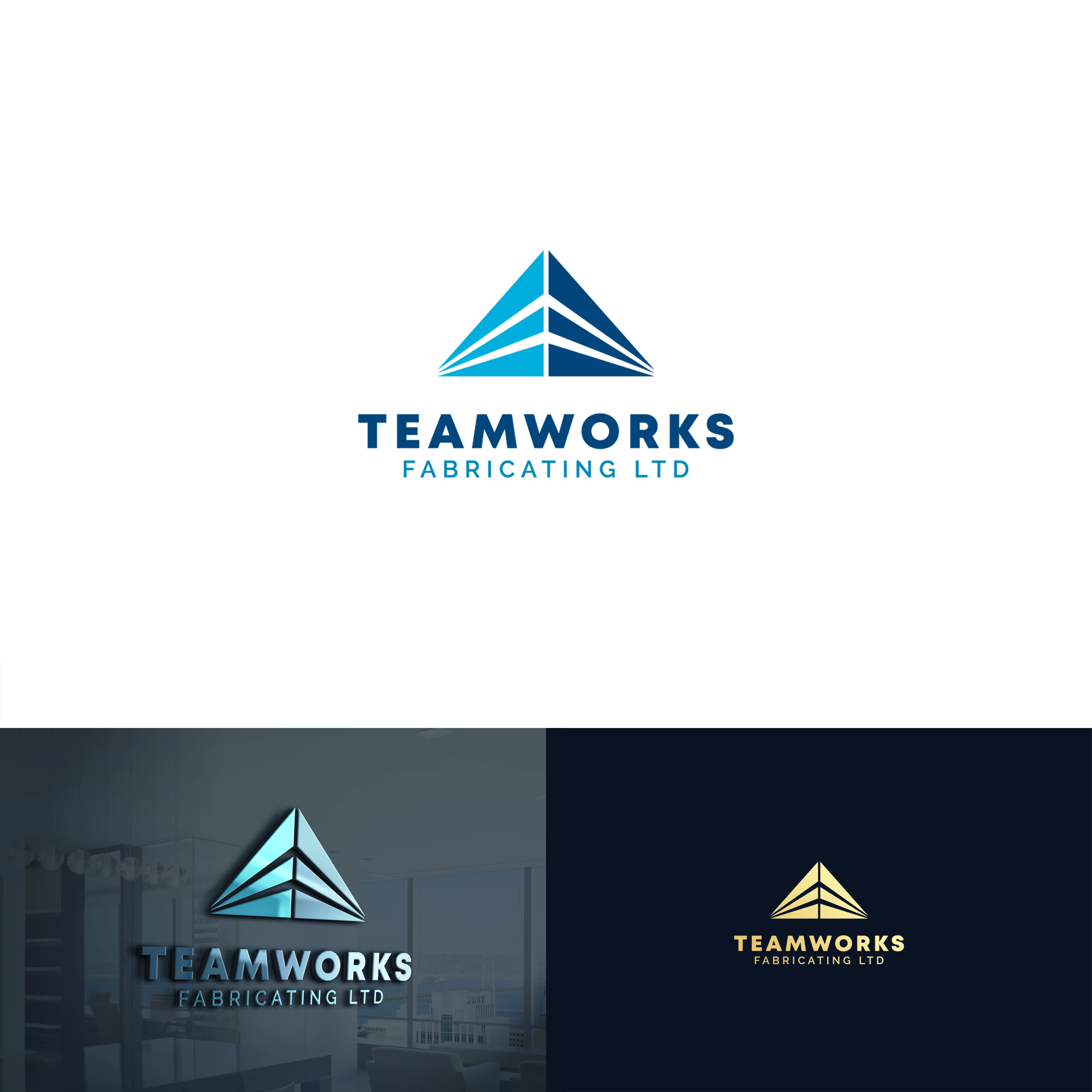 Logo Design by M6G for Teamworks Fabricating Ltd | Design #21900148