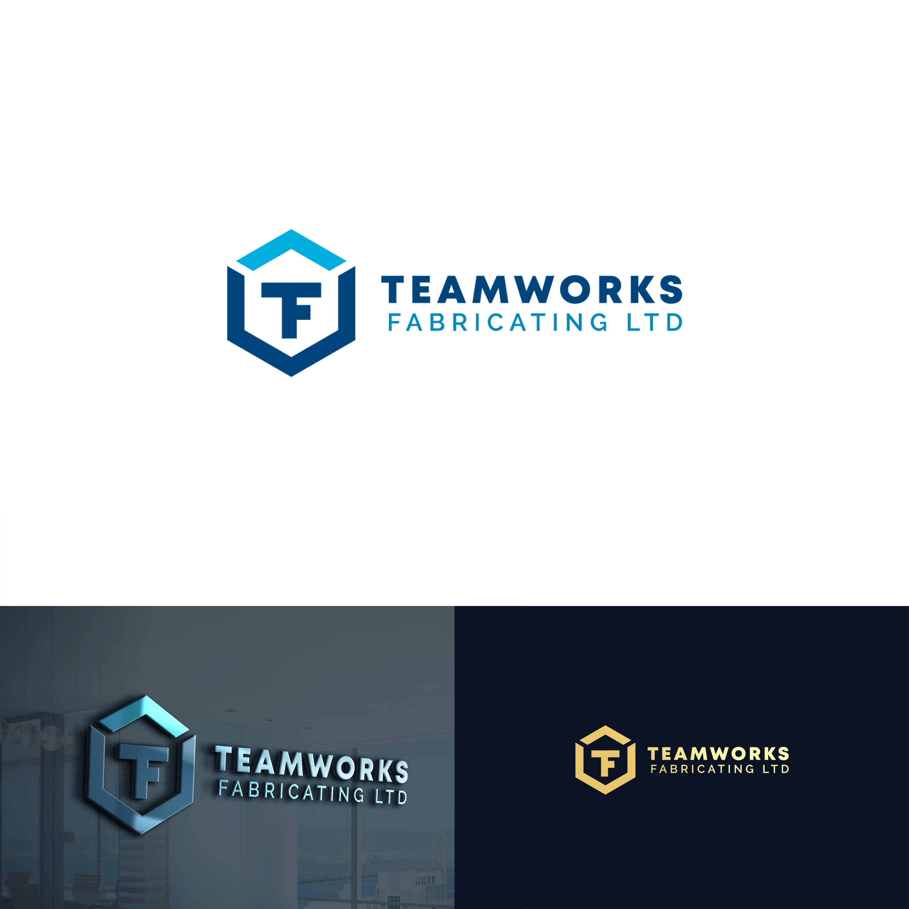 Logo Design by M6G for Teamworks Fabricating Ltd | Design #21900155