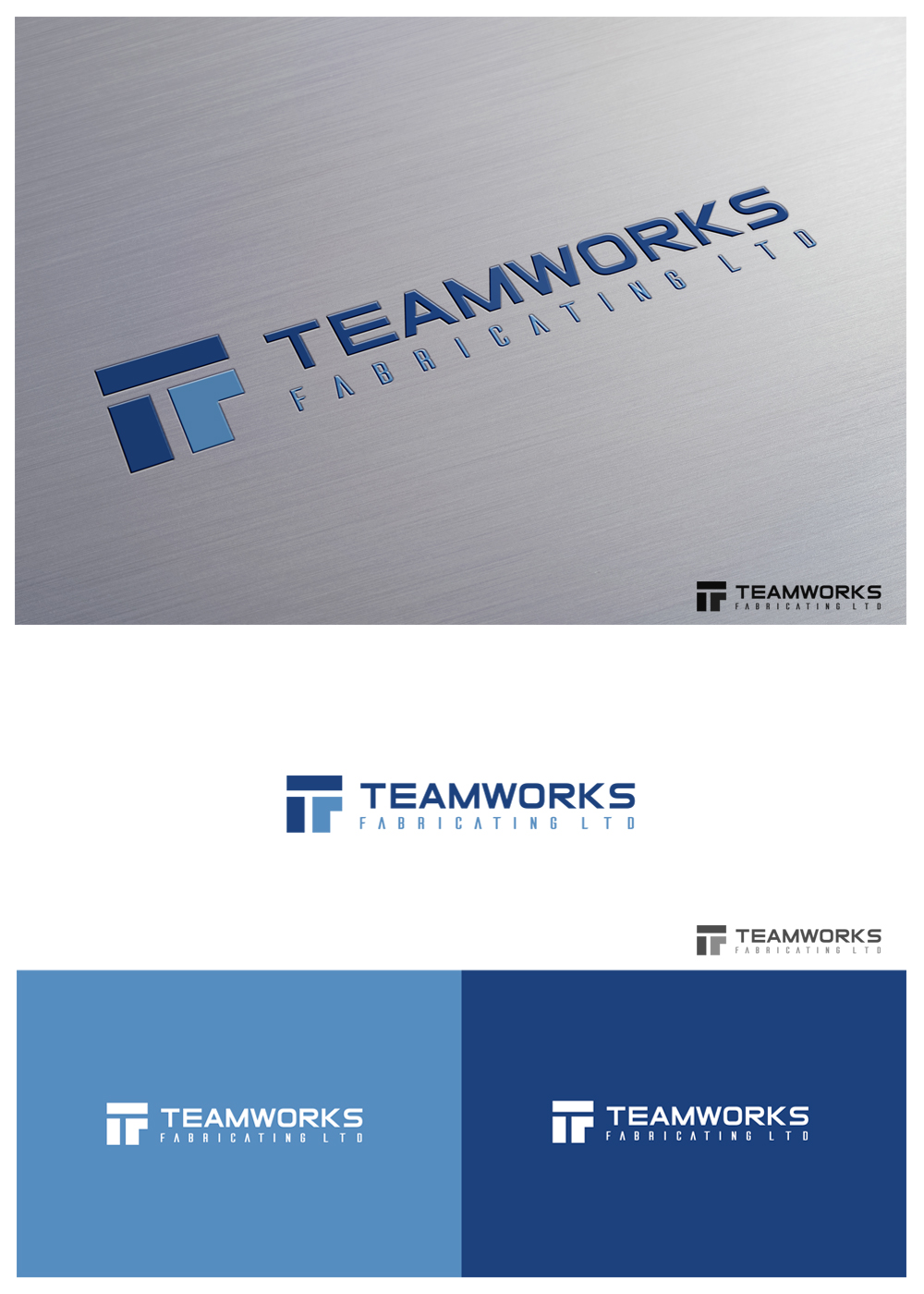 Logo-Design von goranvisnjic82 für Teamworks Fabricating Ltd | Design #21861933