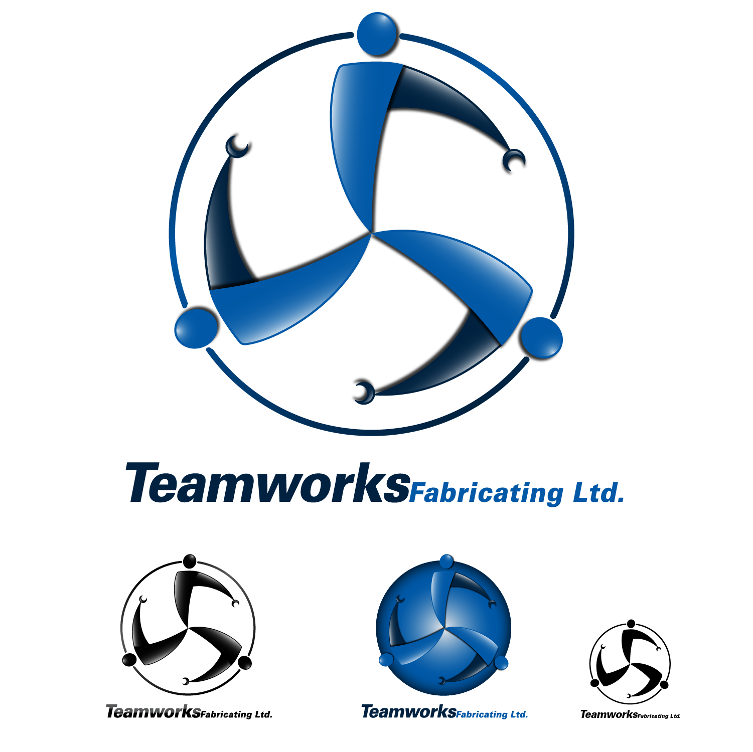 Logo Design by Shaza Albero for Teamworks Fabricating Ltd | Design #21898724