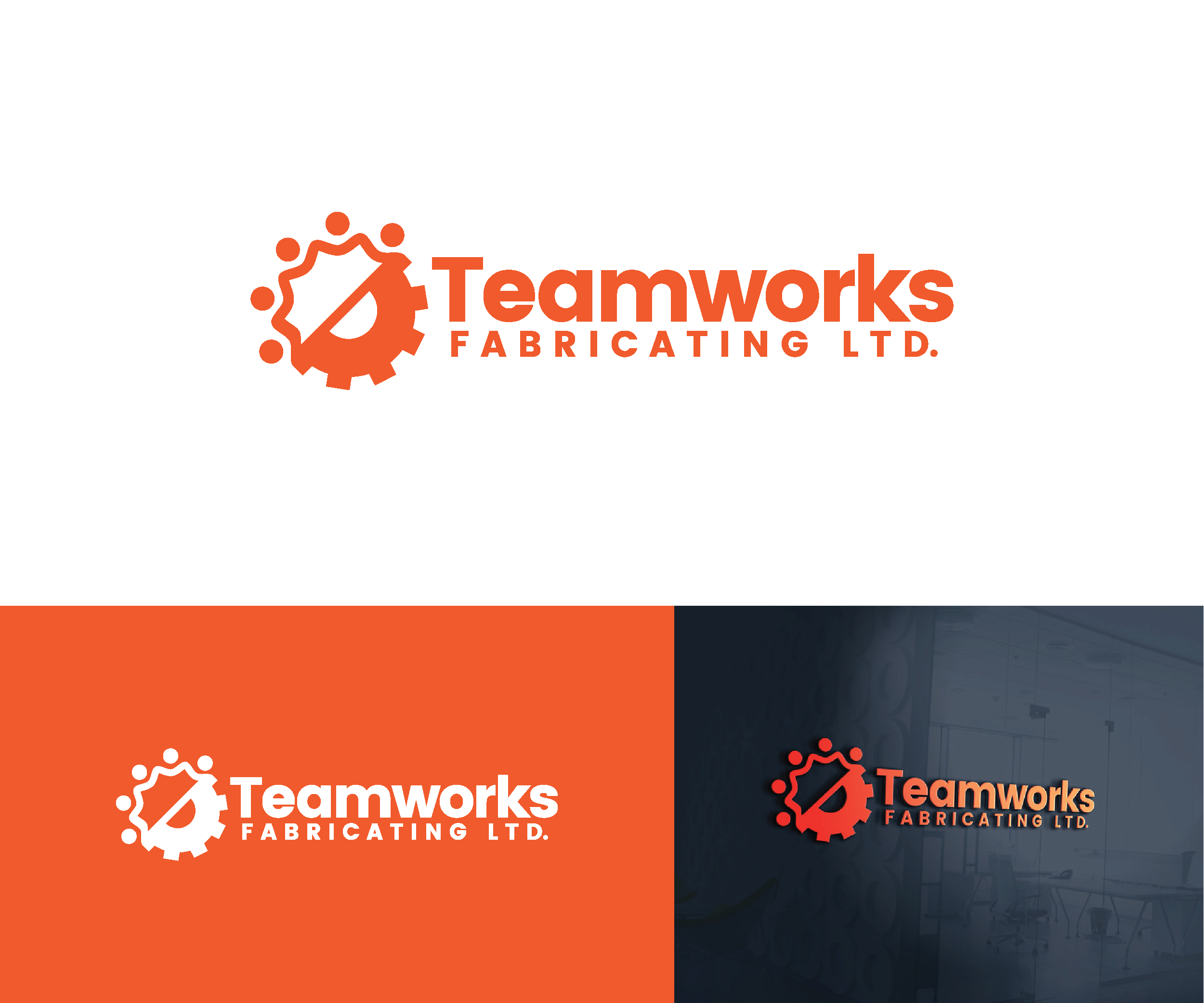 Logo Design by kimcam for Teamworks Fabricating Ltd | Design #21899053