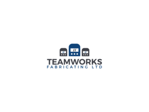 Teamworks Fabricating Ltd | Logo Design by happybrain design