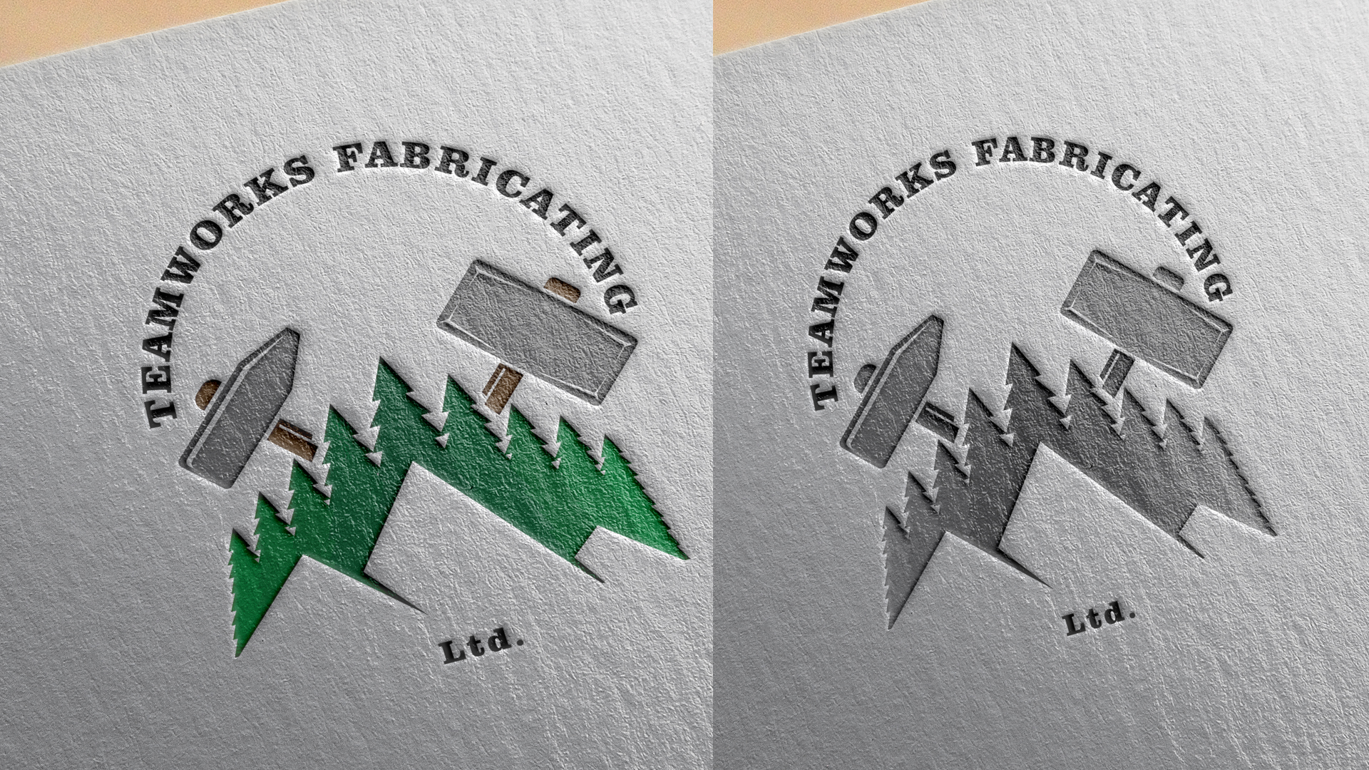 Logo Design by bhdesigns for Teamworks Fabricating Ltd | Design #21869767