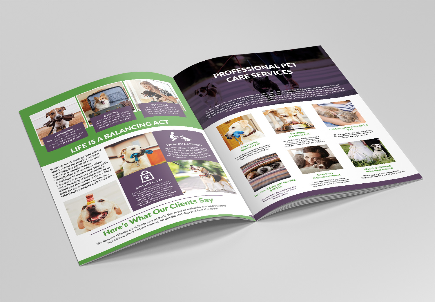 Brochure Design by Deziners Zone for Canine Concierge LLC | Design #21859490
