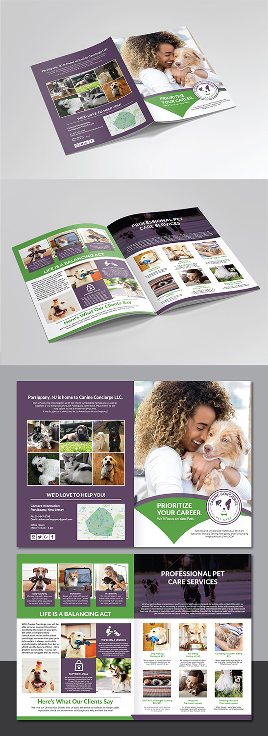 Diseño de Brochure por Deziners Zone para Canine Concierge LLC | Diseño #21859492
