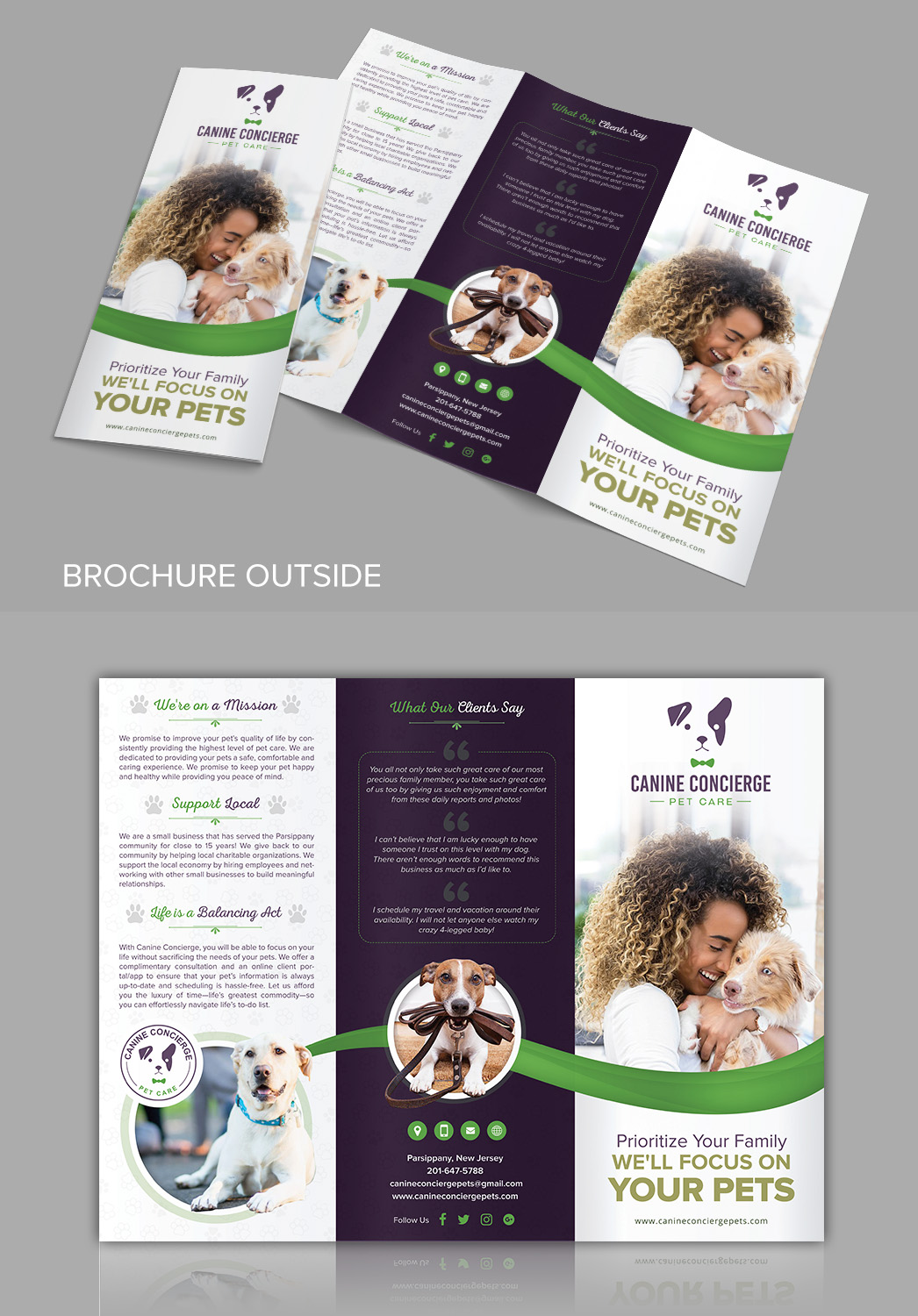 Diseño de Brochure por SAI DESIGNS para Canine Concierge LLC | Diseño #21857847