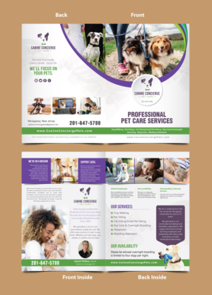 Design de Brochure par meet007 pour Canine Concierge LLC | Design : #21860023