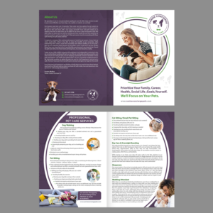 Design de Brochure par GraphicsGuru pour Canine Concierge LLC | Design : #21860166