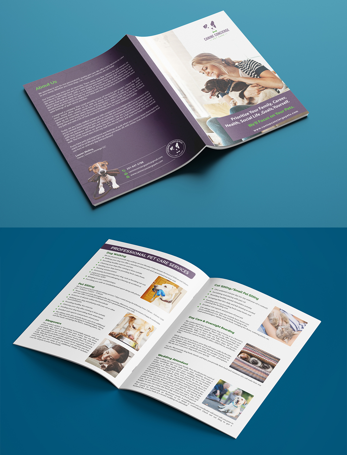 Brochure Design by GraphicsGuru for Canine Concierge LLC | Design #21861043