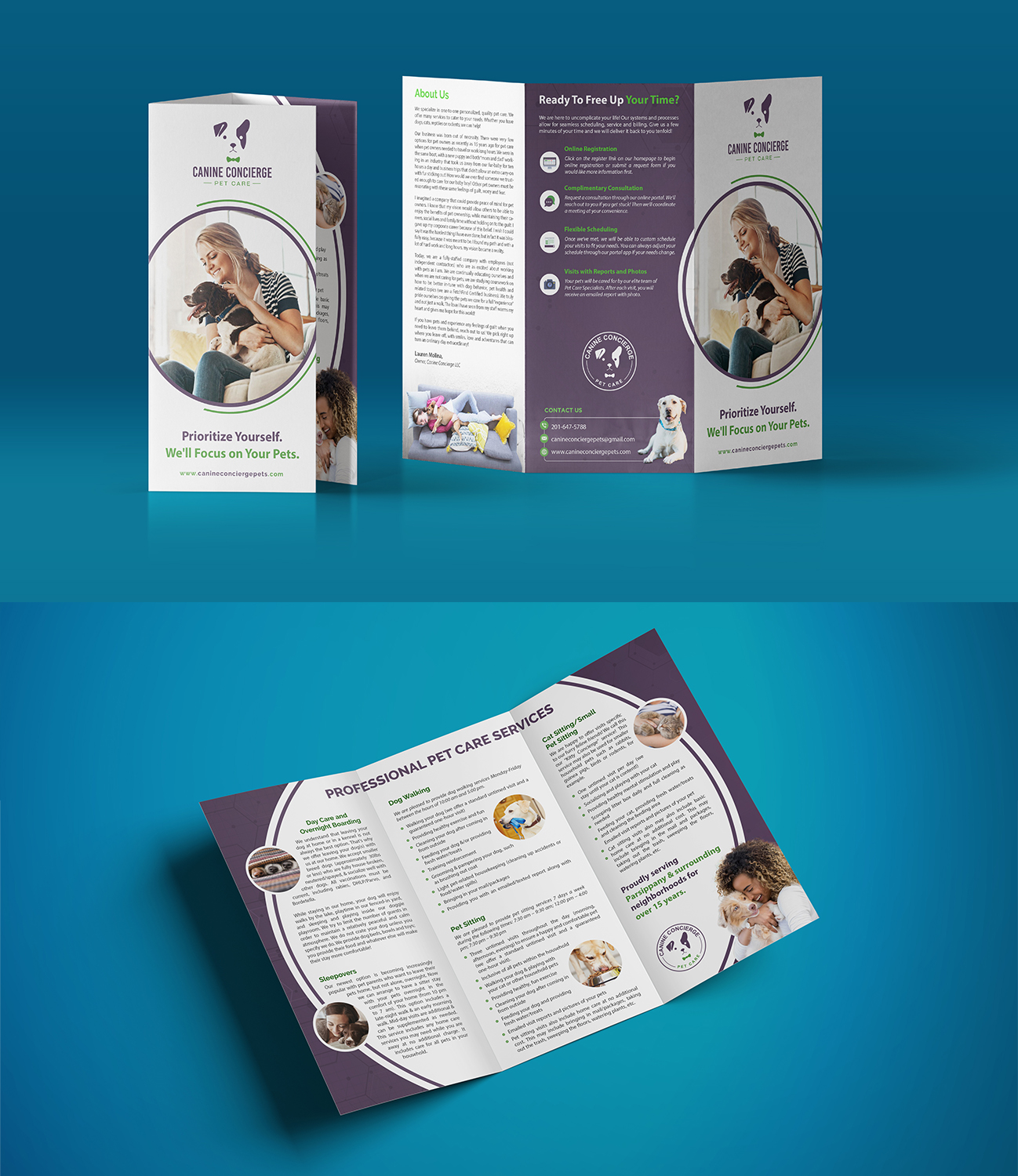 Diseño de Brochure por GraphicsGuru para Canine Concierge LLC | Diseño #21864186