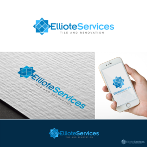 Elliote Services Tile and Renovation  | Logo Design by DominicDesign