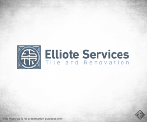 Elliote Services Tile and Renovation  | Diseño de Logo por gekgrfx