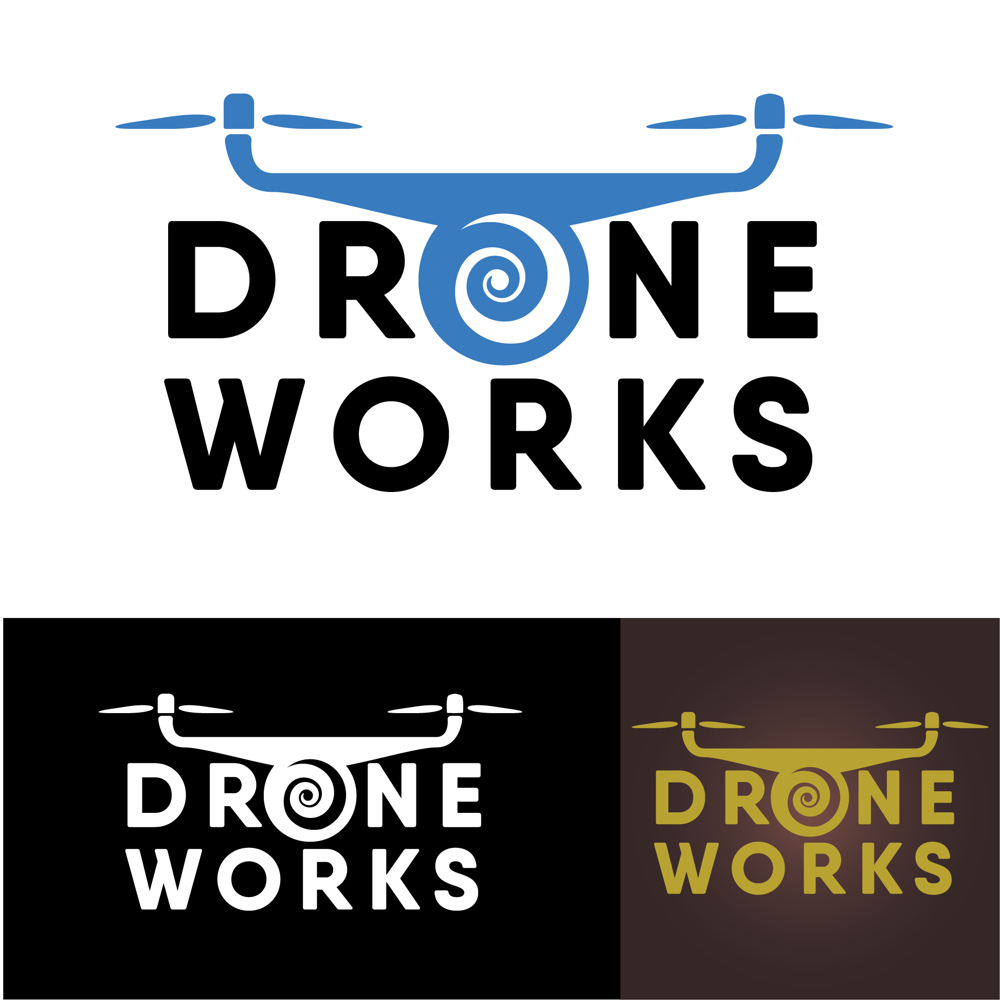 Logo Design by DesignVanJava for Drone Works | Design #21860346