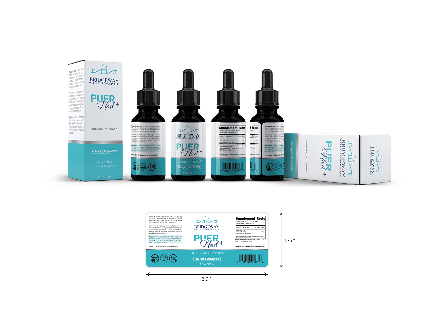 Label Design by Shark1 for Bridgeway Therapeutics  | Design #21861500