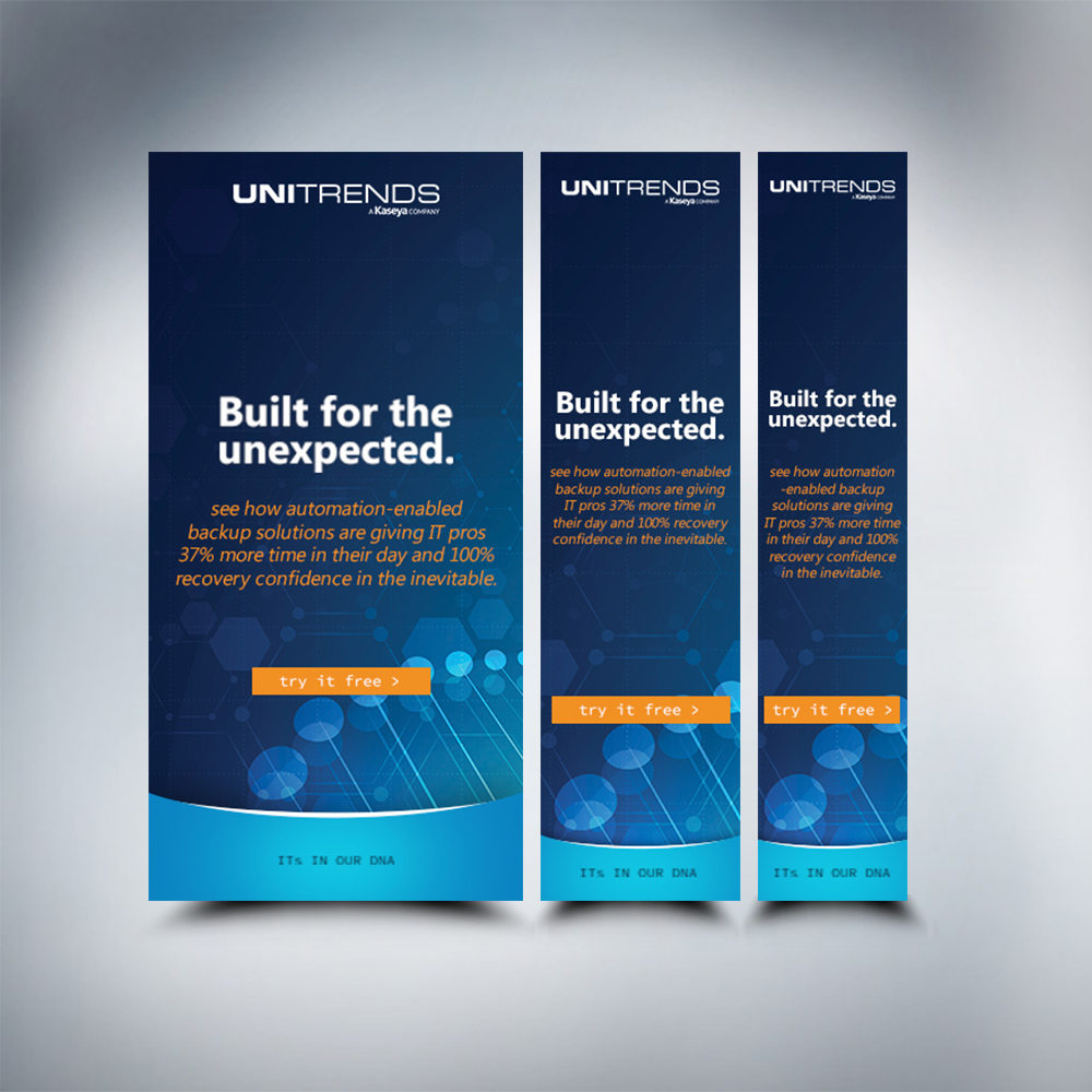 Banner-Design von cahkuli für Unitrends | Design #21860859