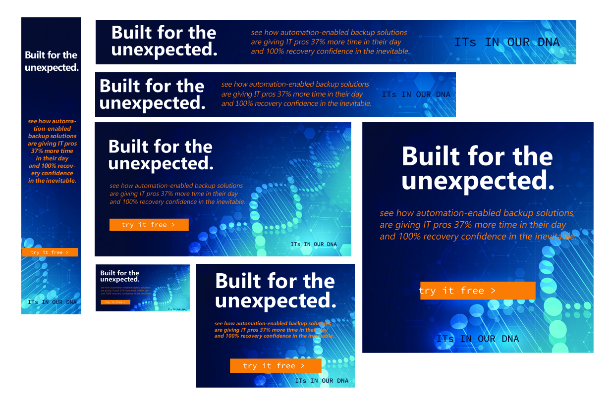 Banner Ad Design For Unitrends By Alvin Francis Design 21857616