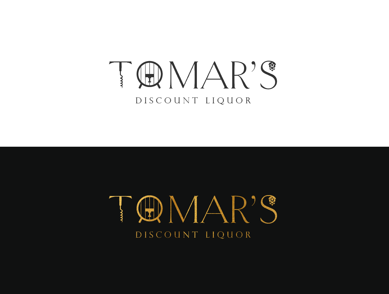 Logo Design by wonderland for Tomar's Discount Liquor | Design #21858100