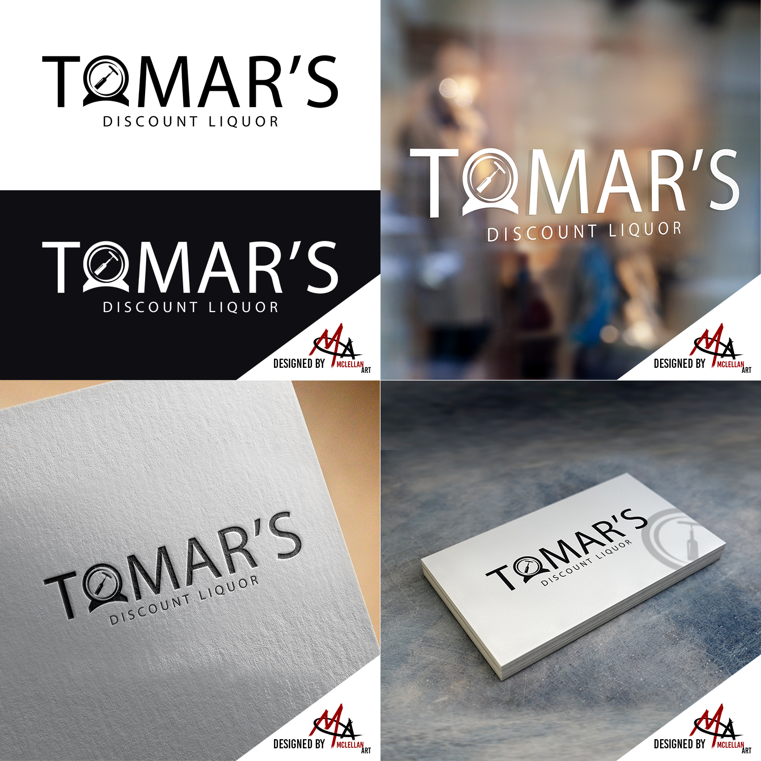Logo-Design von McLellanArt für Tomar's Discount Liquor | Design #21877324